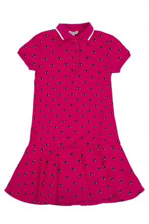 Patterned dress with collar, zdjęcie 1 Patterned dress with collar od Kenzo Kids